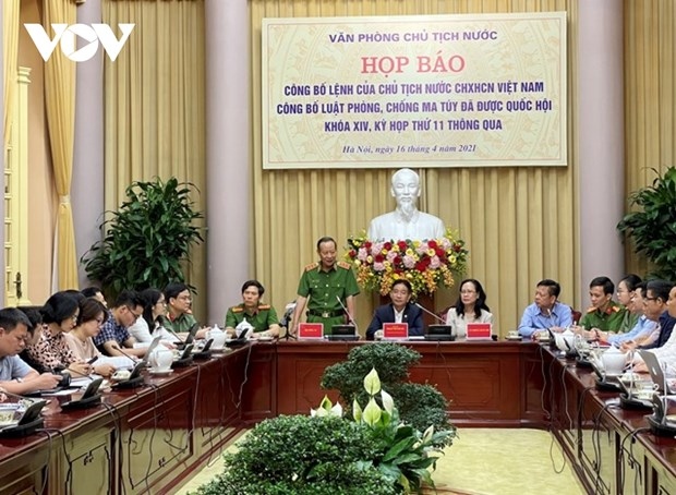 Law on Drug Prevention and Control announced